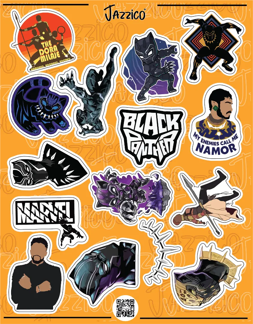 BLACK PANTHER: STICKERS SHEET