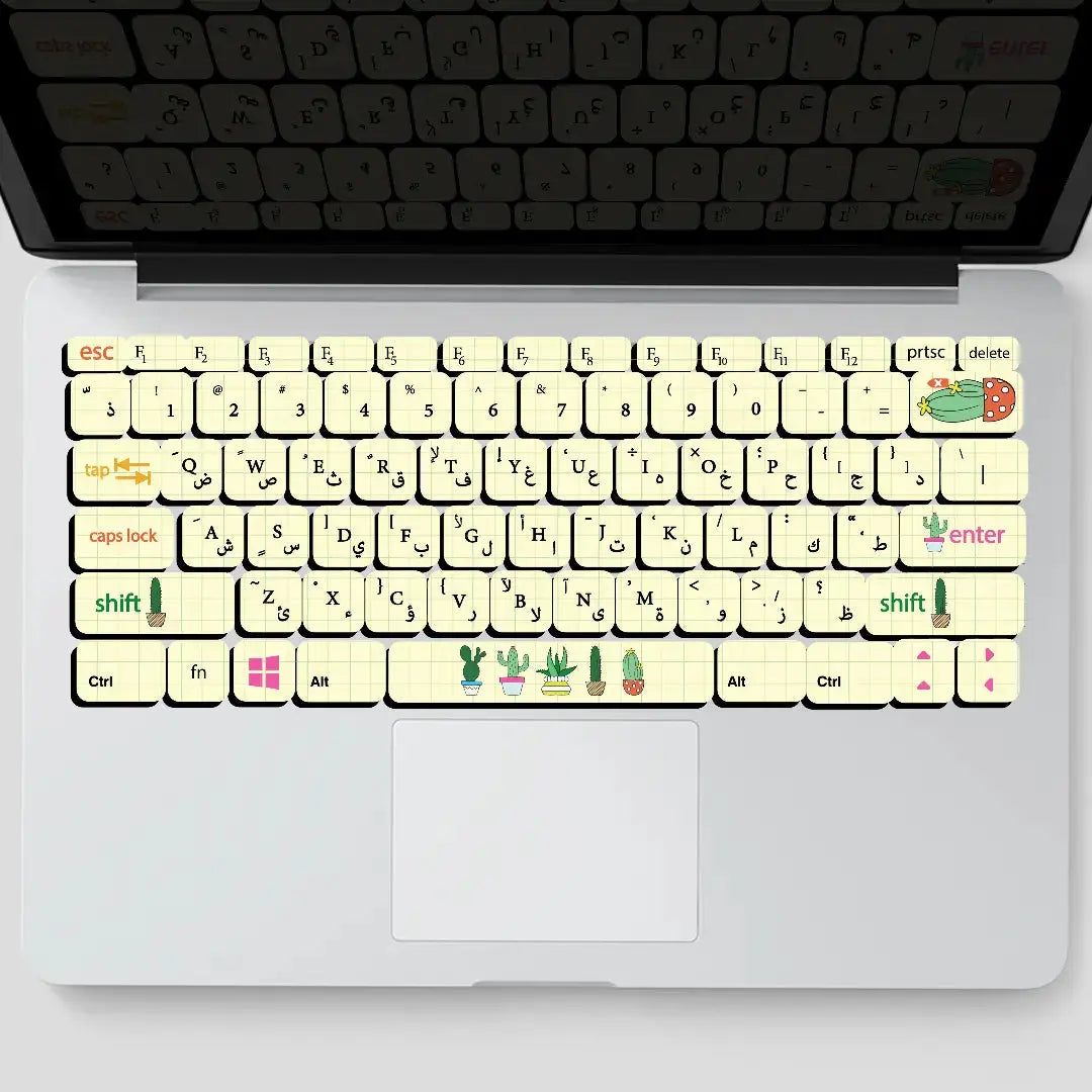 CACTUS: KEYBOARD STICKERS - KEYBOARD STICKERS - Jazzico Co.