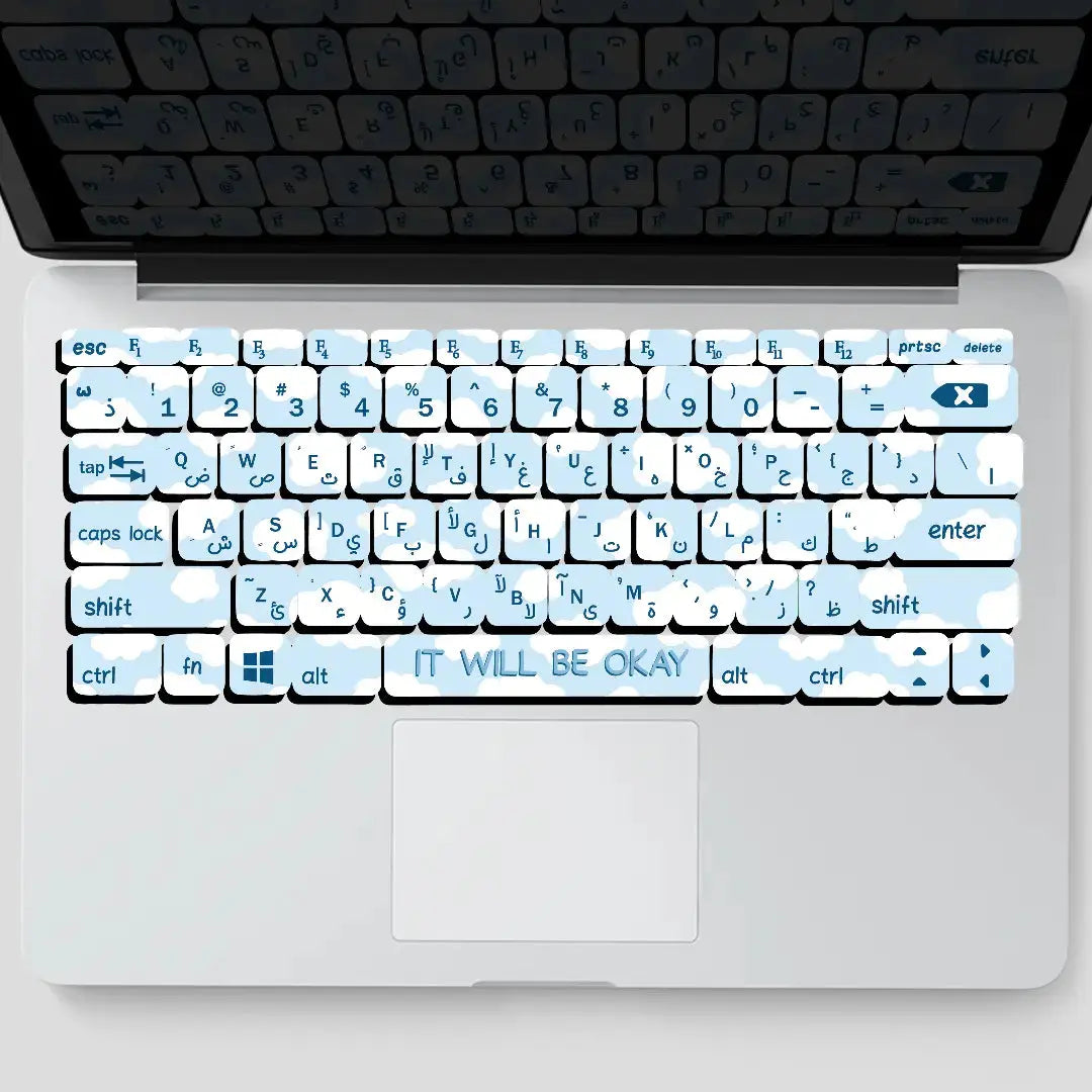CLOUDS: KEYBOARD STICKERS - KEYBOARD STICKERS - Jazzico Co.