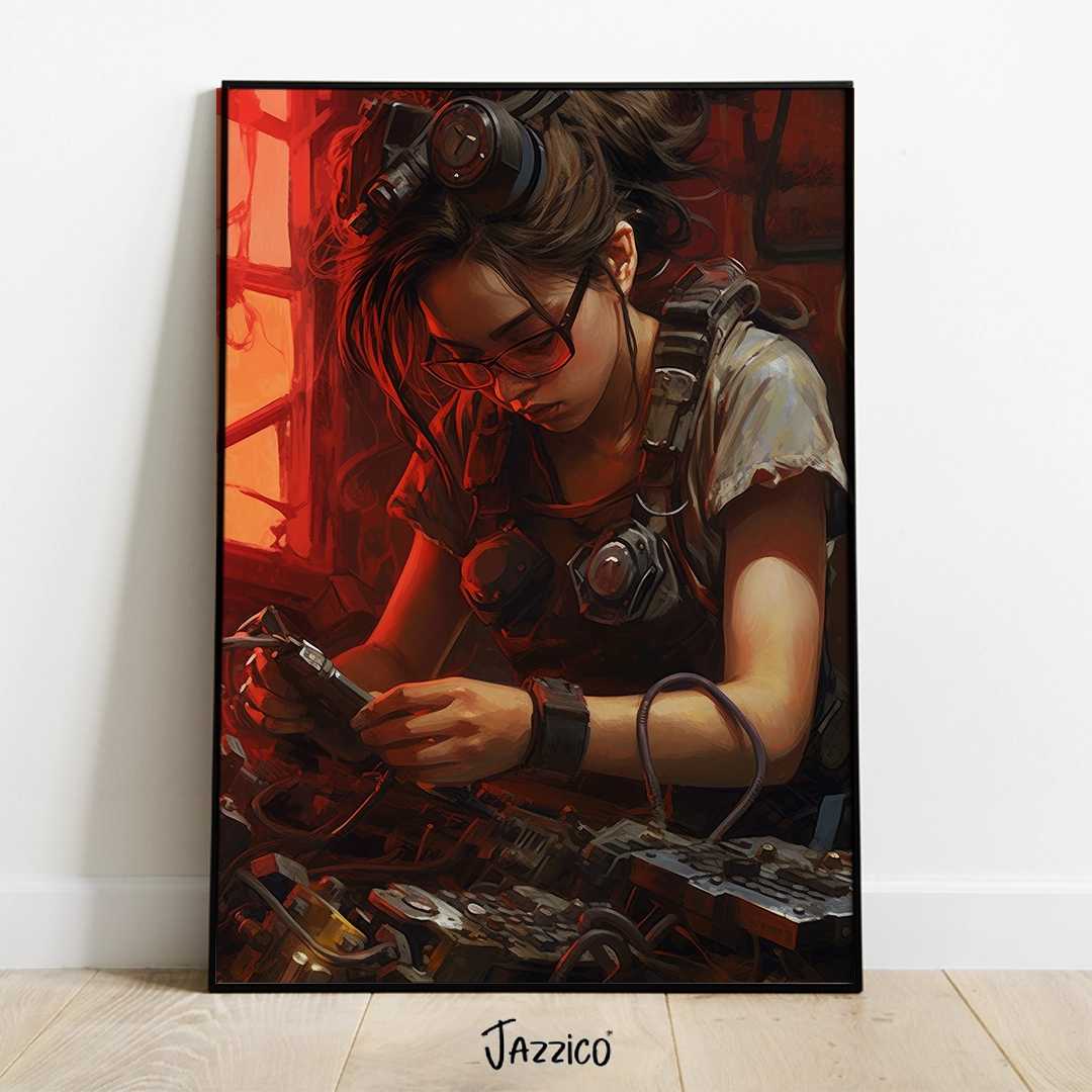 Crimson Glimmer: Tableau