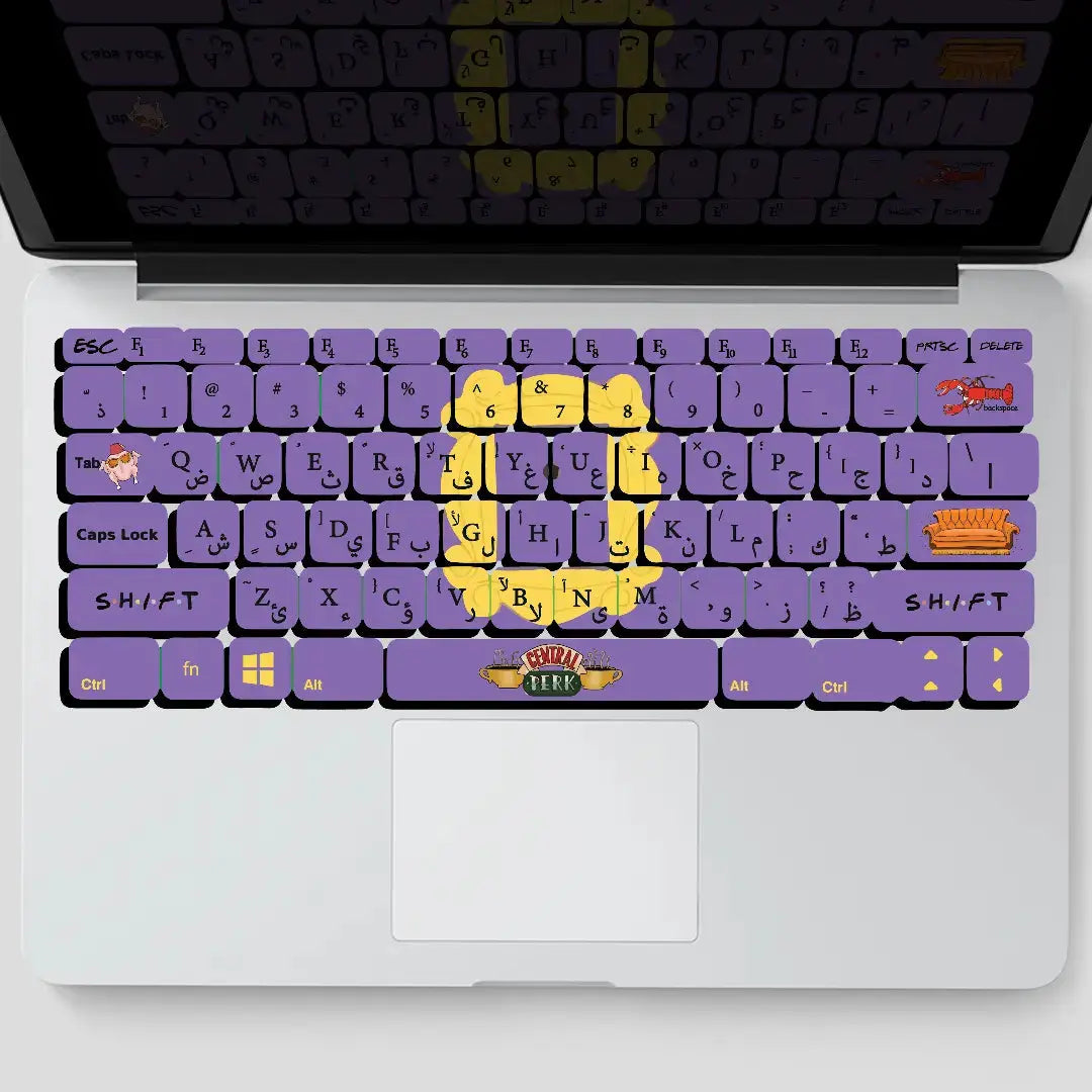 FRIENDS: KEYBOARD STICKERS - KEYBOARD STICKERS - Jazzico Co.