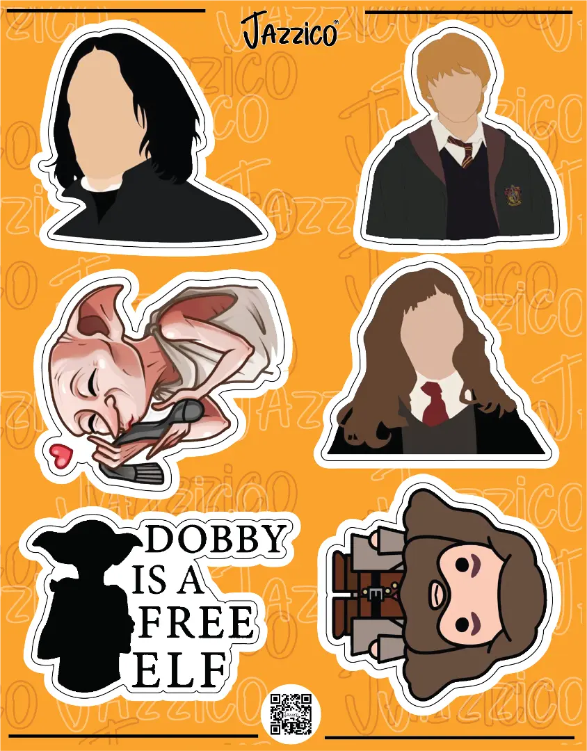 HARRY POTTER 3 STICKERS SHEET