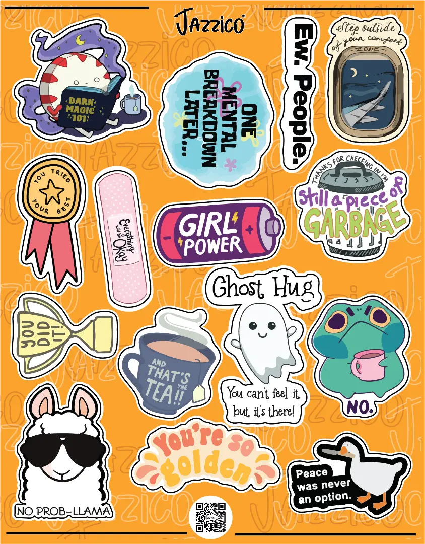 MOTIVATIONAL: STICKERS SHEET