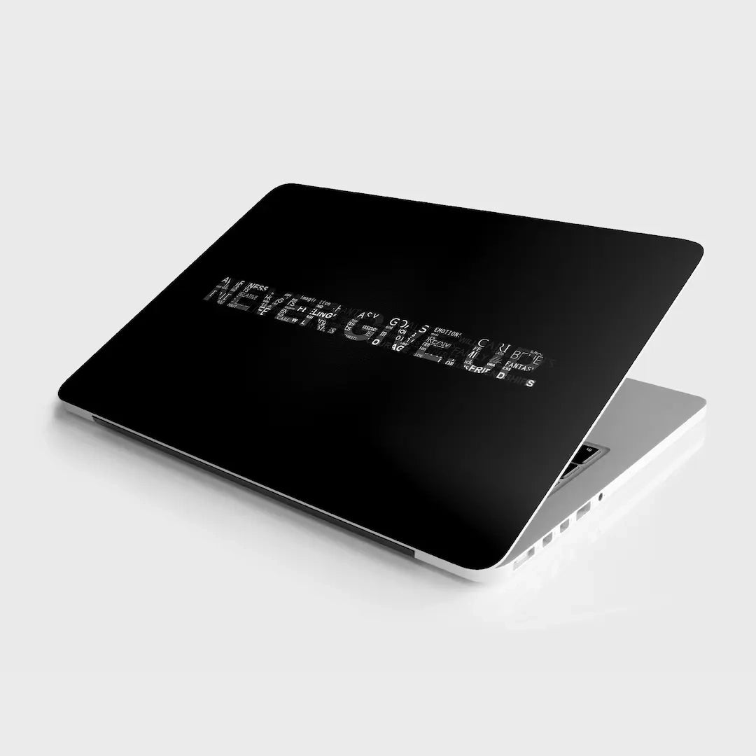 NEVER-GIVE-UP: LAPTOP SKIN