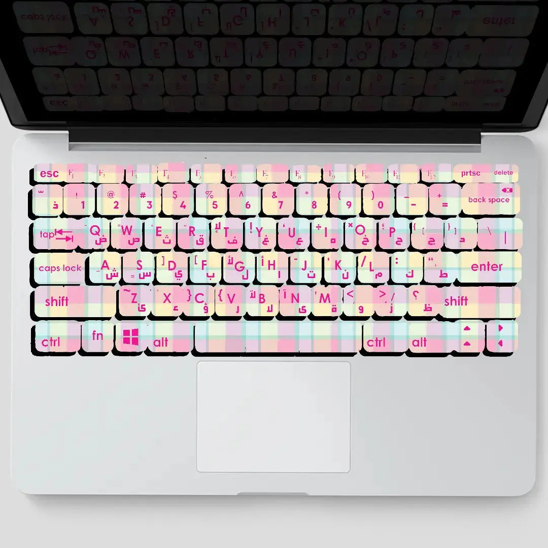 PASTEL: KEYBOARD STICKERS - KEYBOARD STICKERS - Jazzico Co.