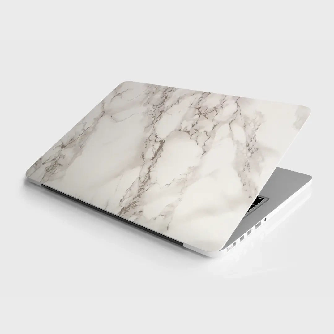 WHITE MARBLE: LAPTOP SKIN