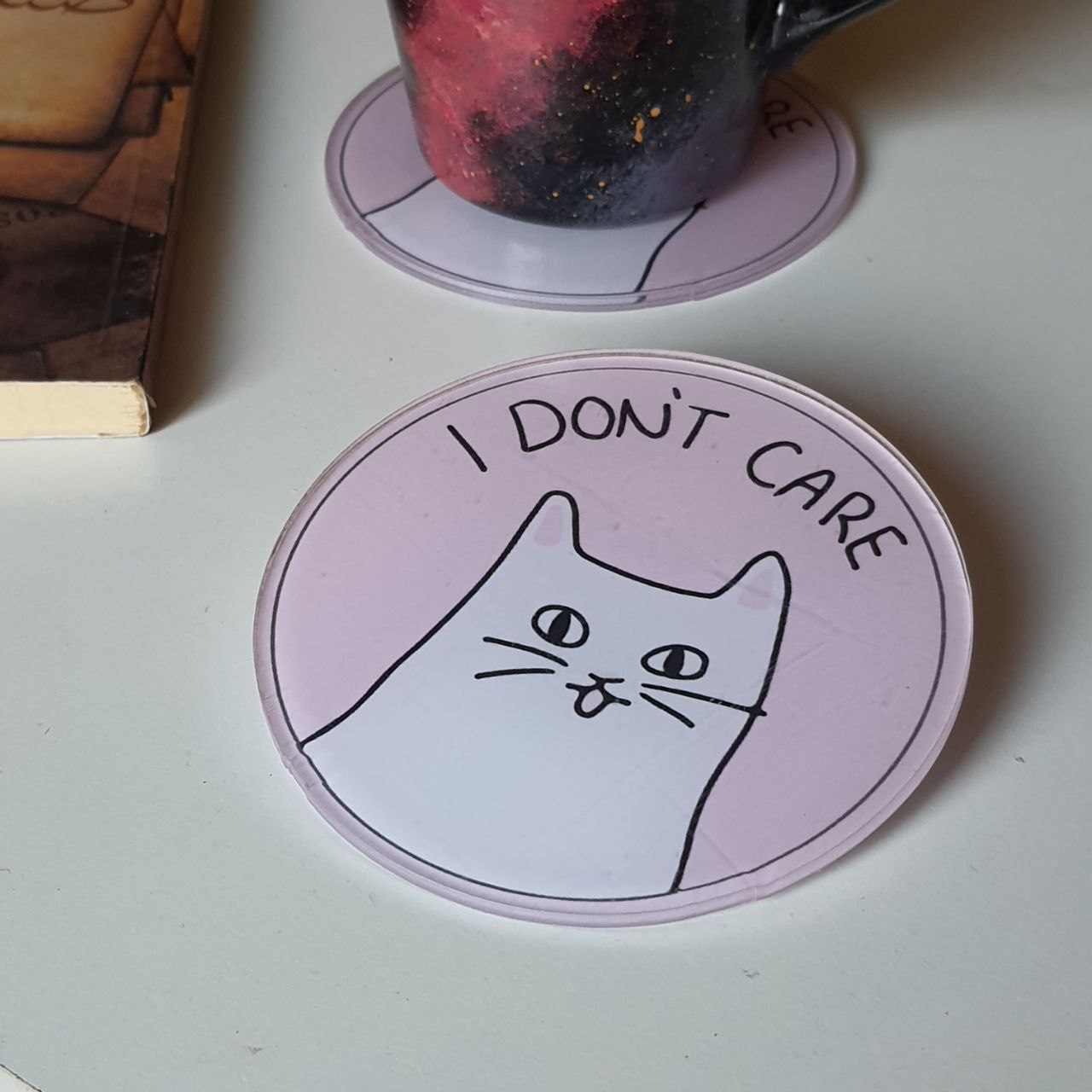 I Don't Care: Coaster - Coasters - Jazzico Co.