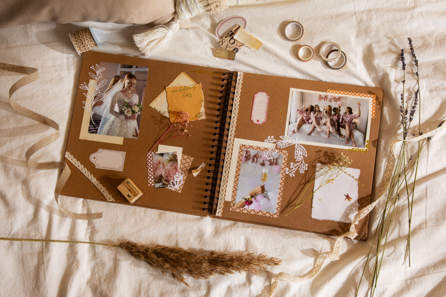 Scrapbook with Beautiful Decorations