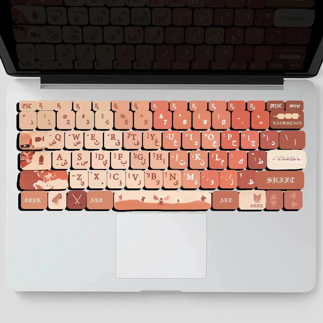 ATTACK ON TITAN: KEYBOARD STICKERS