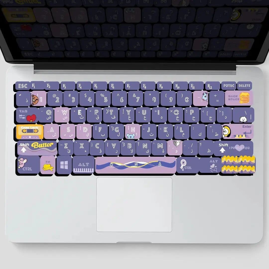 BTS: KEYBOARD STICKERS