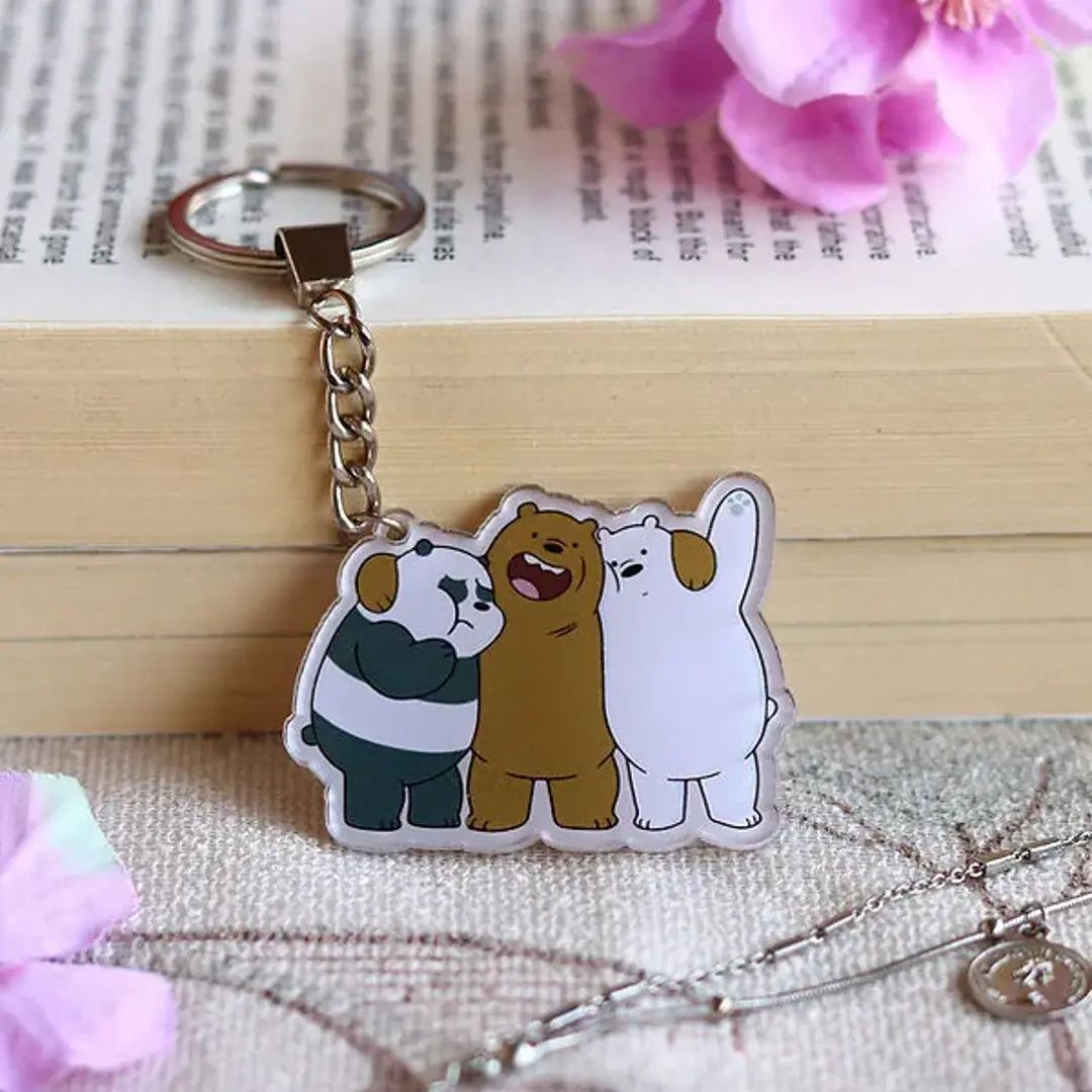 Bear Smile: Acrylic Keychain