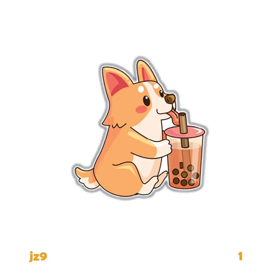 COOL DOG DRINKING