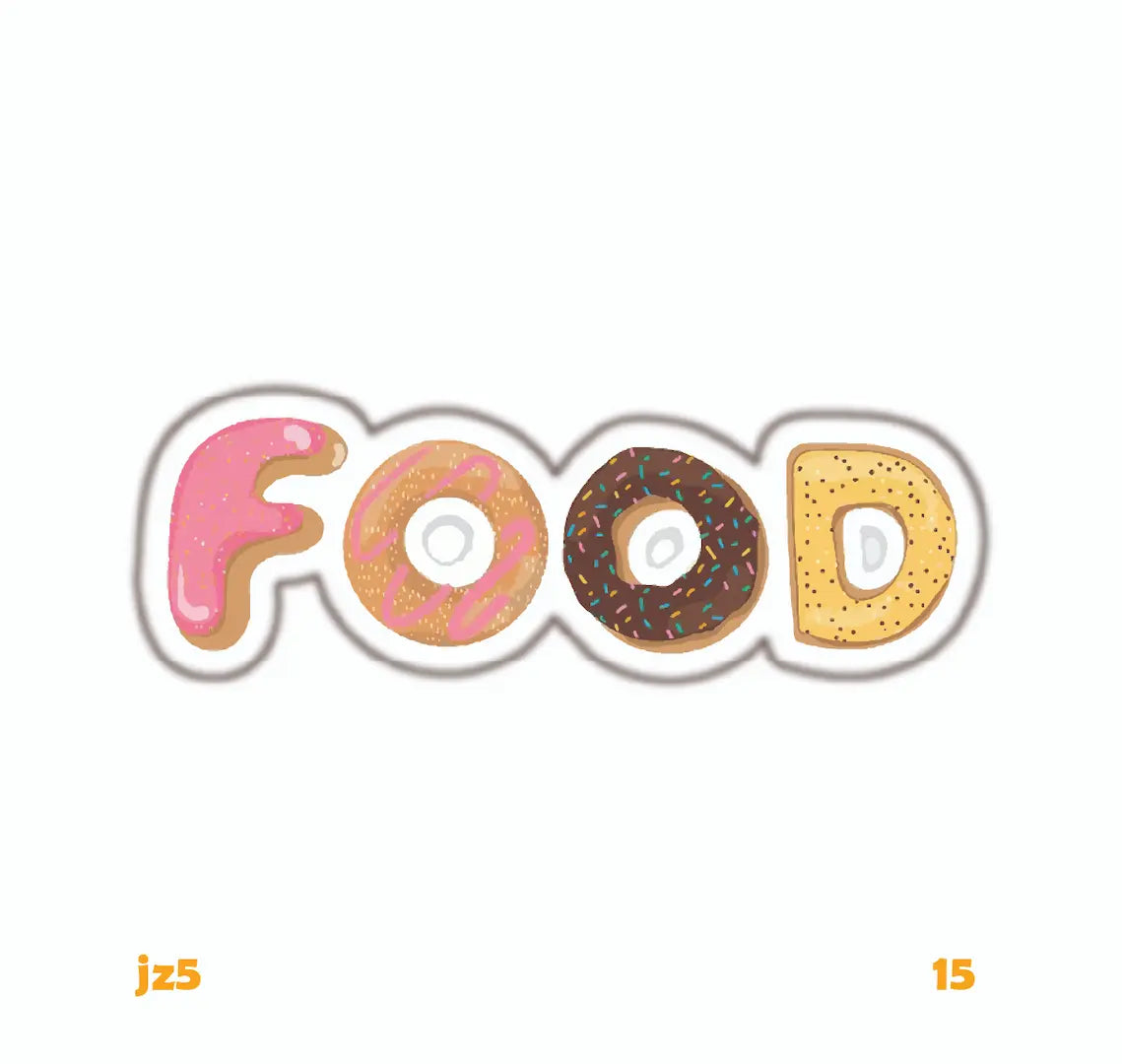 FOOD IN DOUGHNUTS