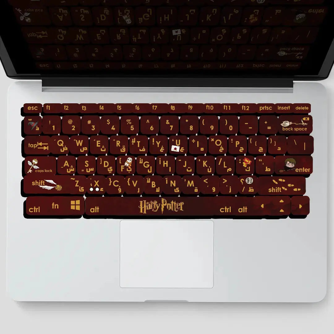 HARRY POTTER: KEYBOARD STICKERS - KEYBOARD STICKERS - Jazzico Co. 