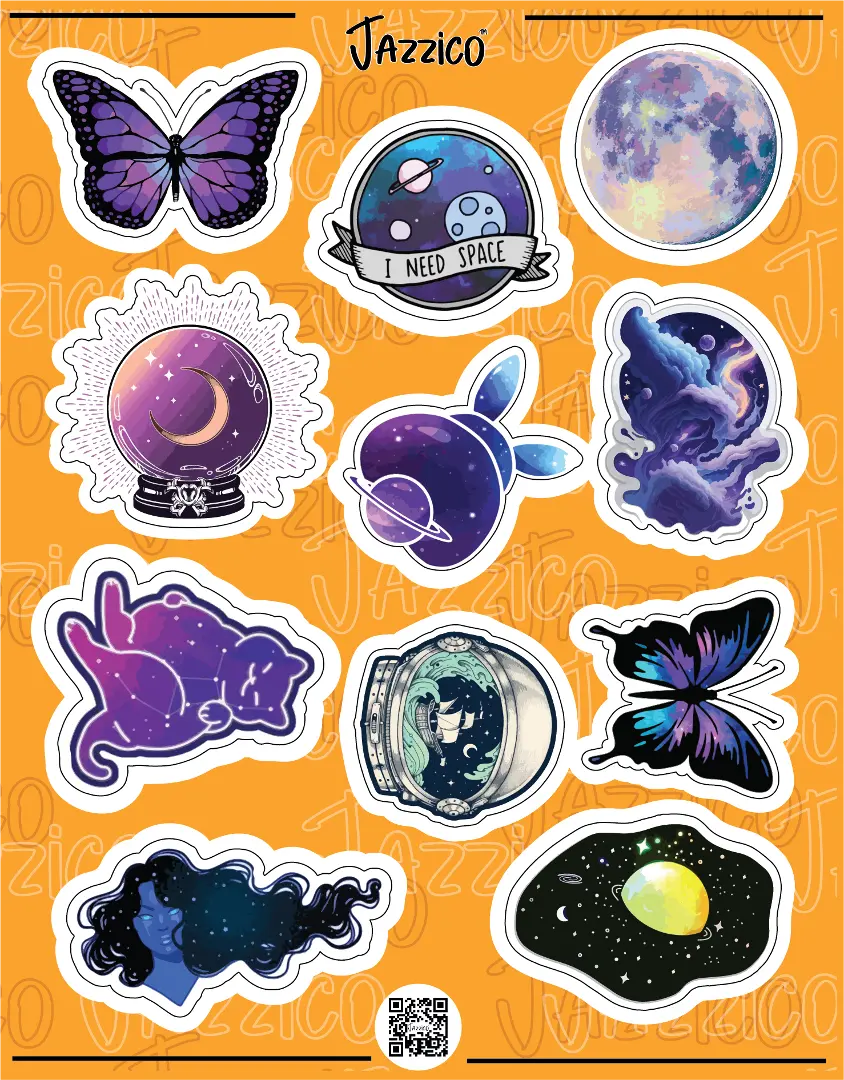 I-NEED-SPACE [1]: STICKERS SHEET