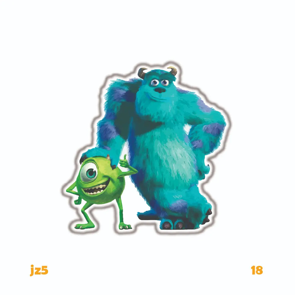 monsters inc logo sticker MONSTER INC [2]