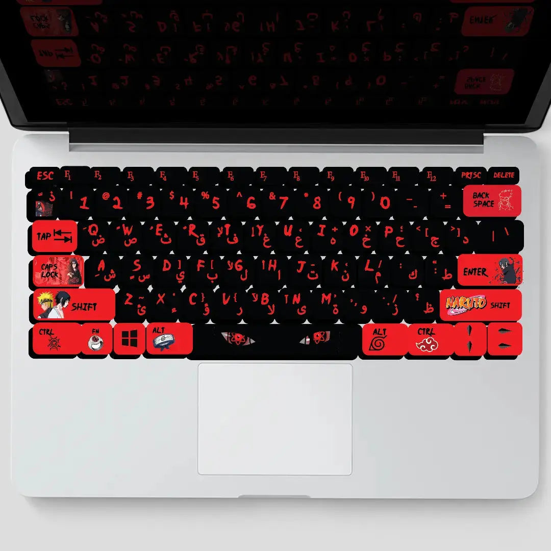 Ritsuko Computer Typing Sticker NARUTO: KEYBOARD STICKERS