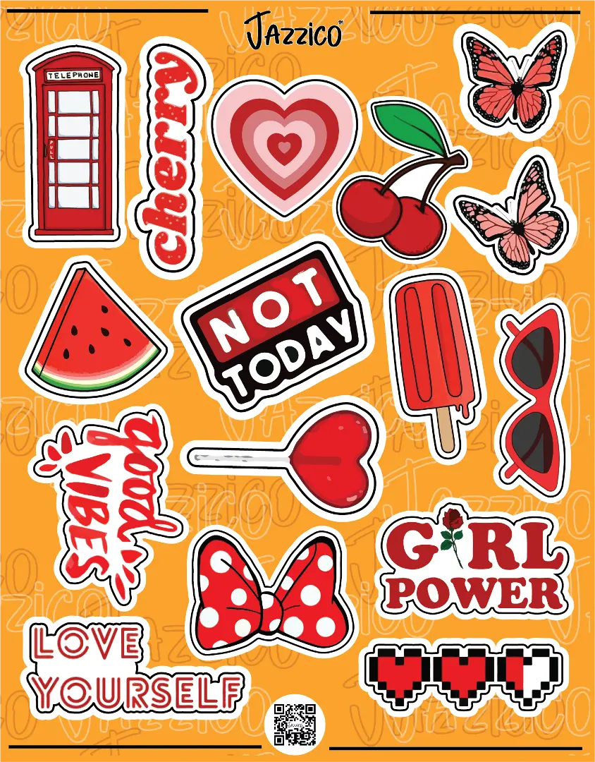 NOT TODAY: STICKERS SHEET