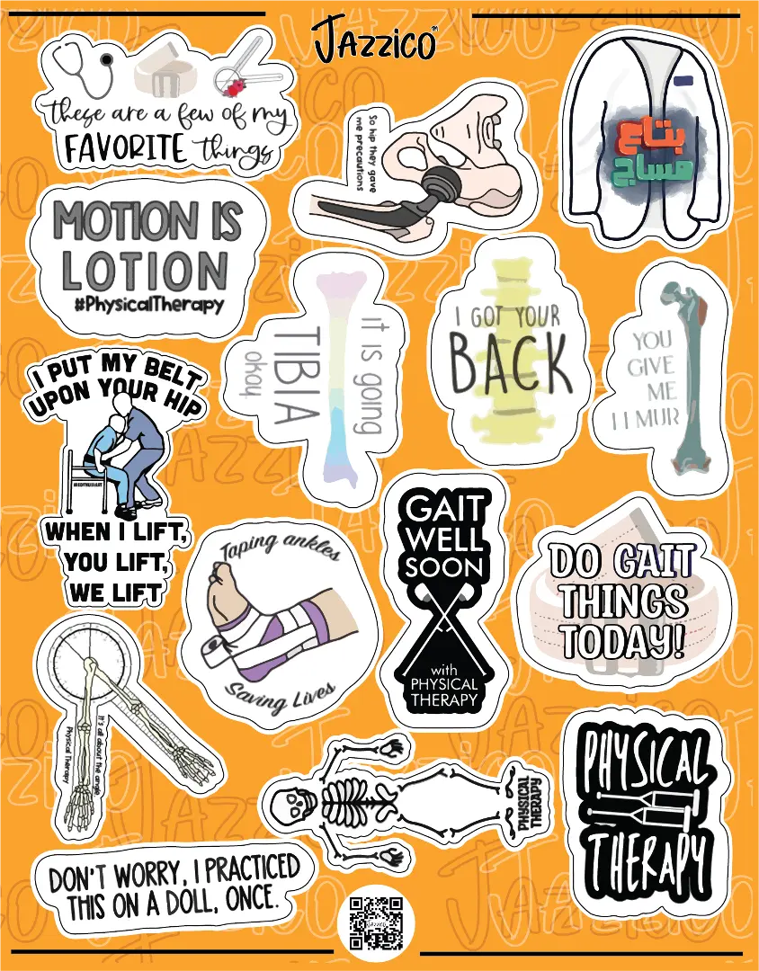 PHYSICAL THERAPY: STICKERS SHEET