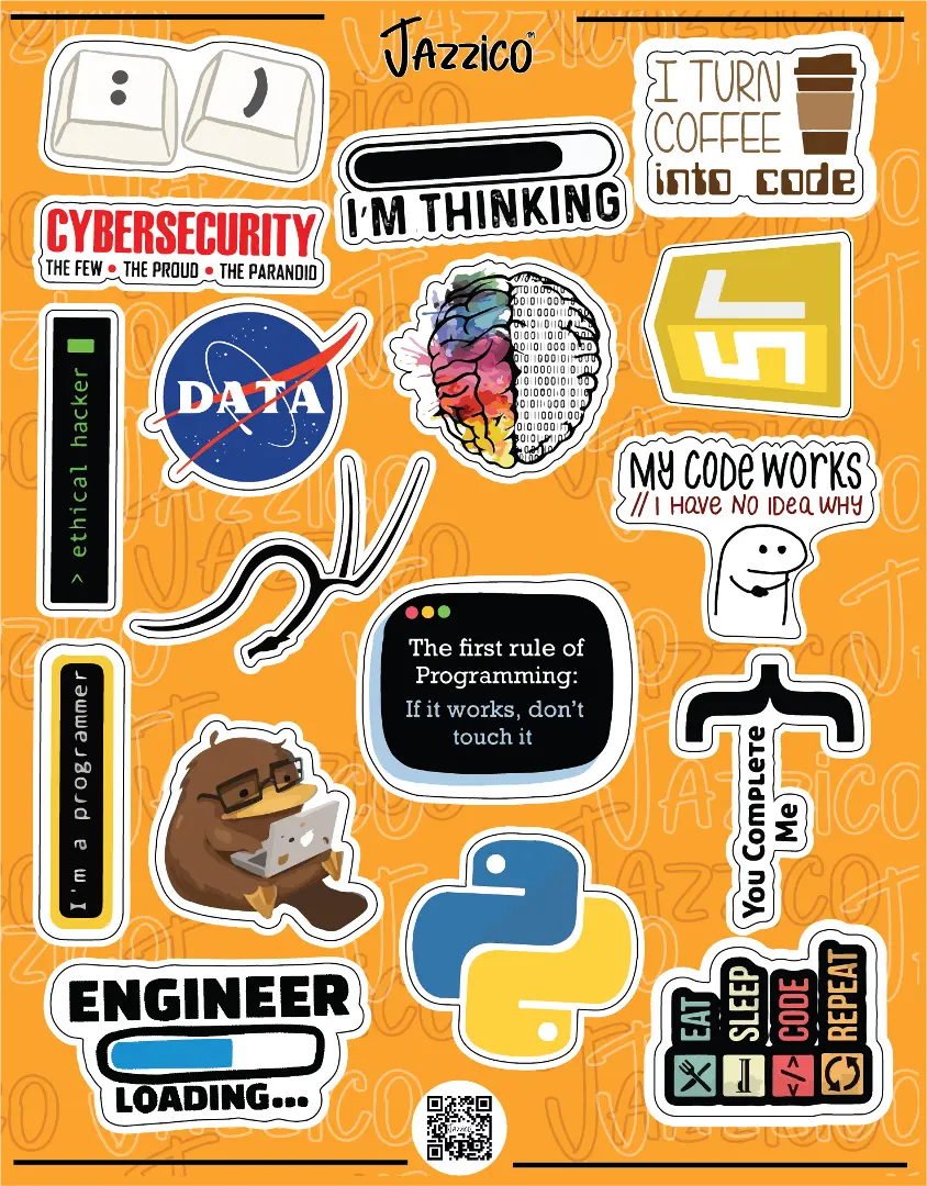 PROGRAMMERS: STICKERS SHEET