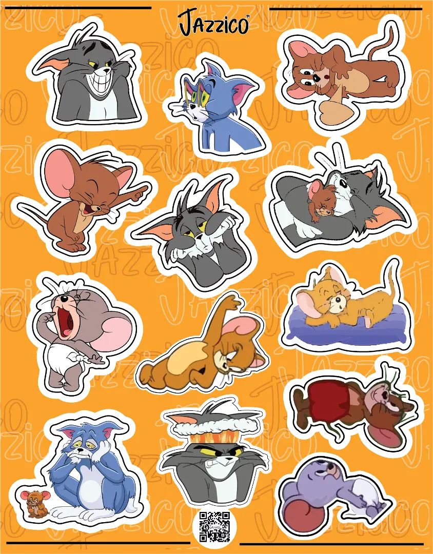 TOM & JERRY: STICKERS SHEETS