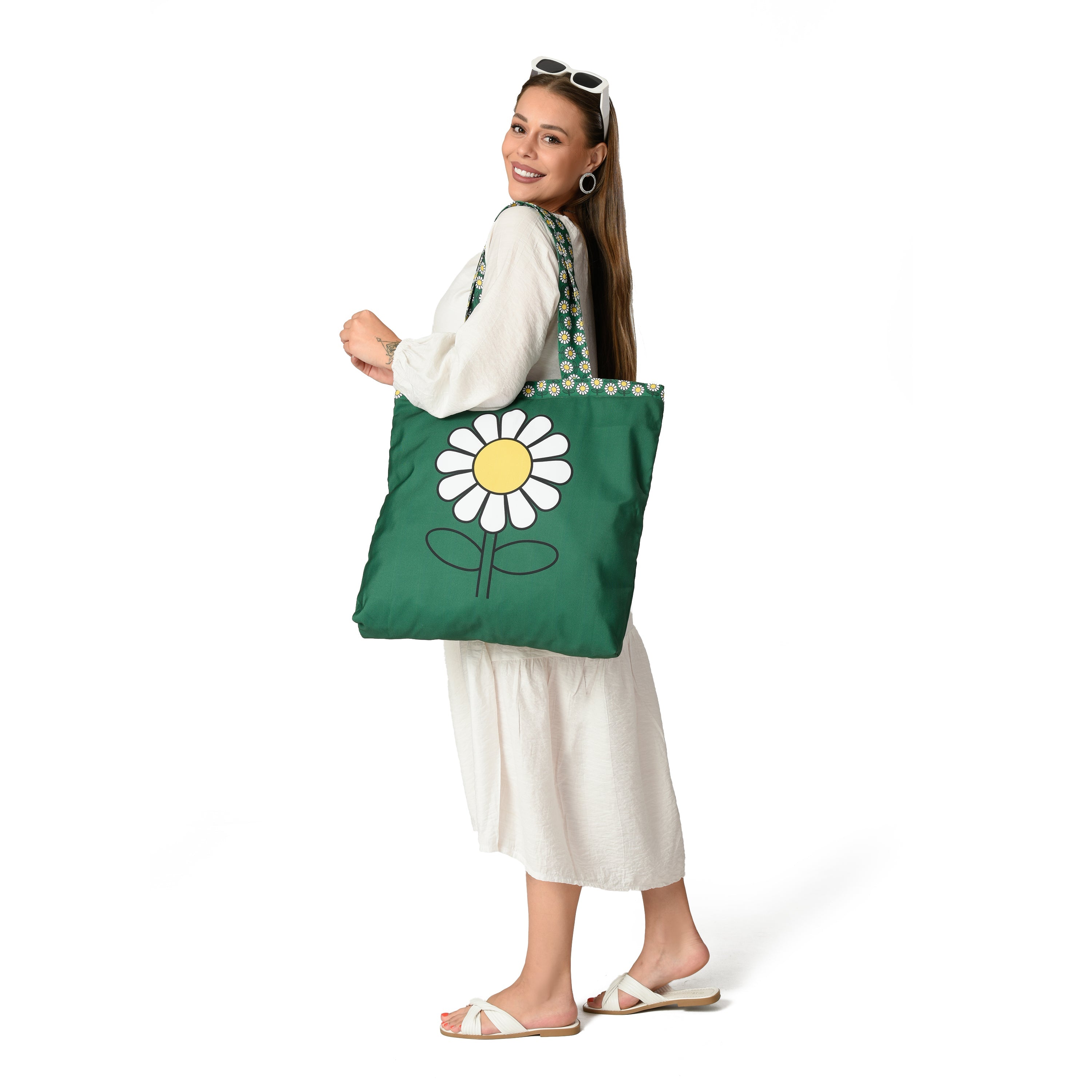 Sun Flower Tote Bag + Makeup Bag