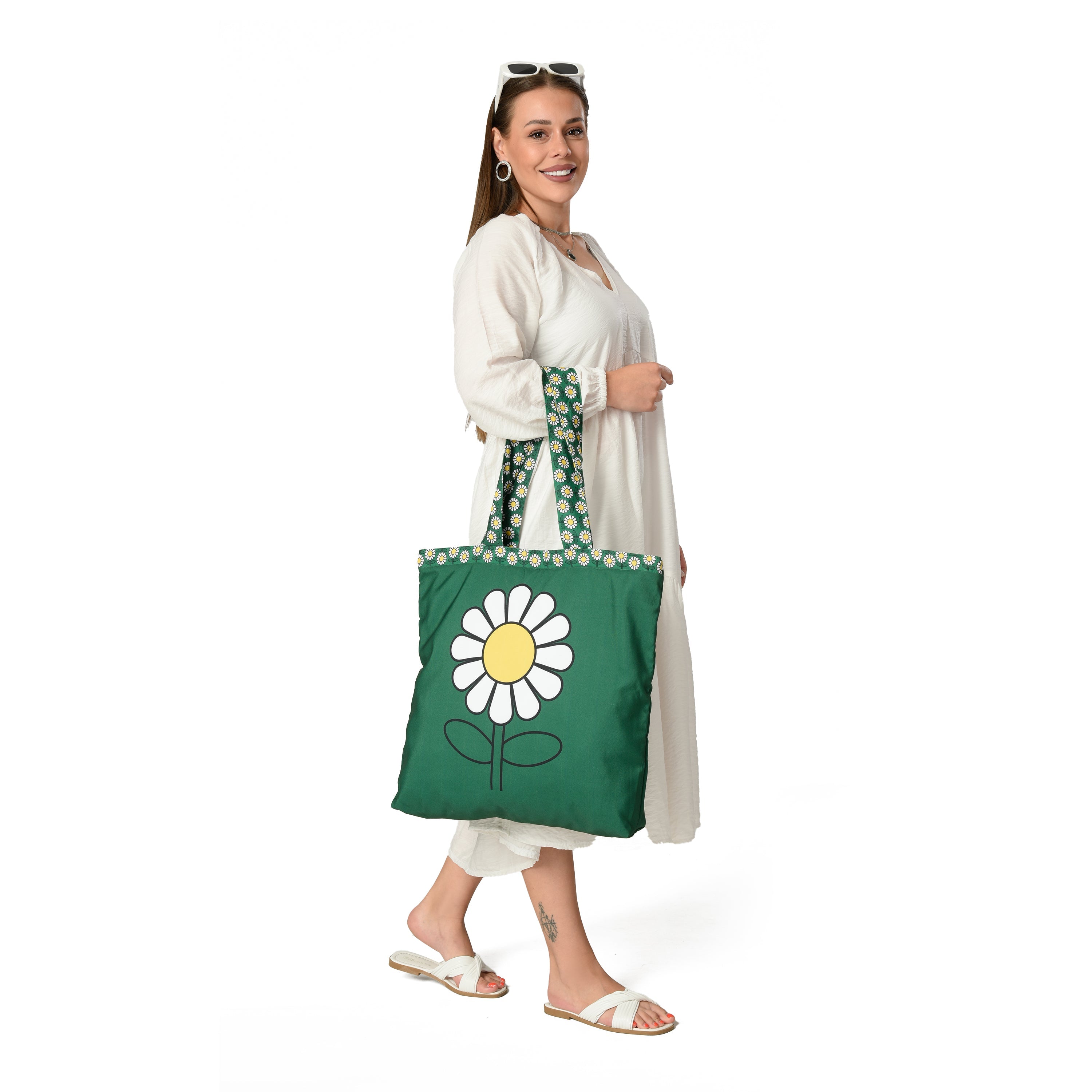 Sun Flower Tote Bag + Makeup Bag
