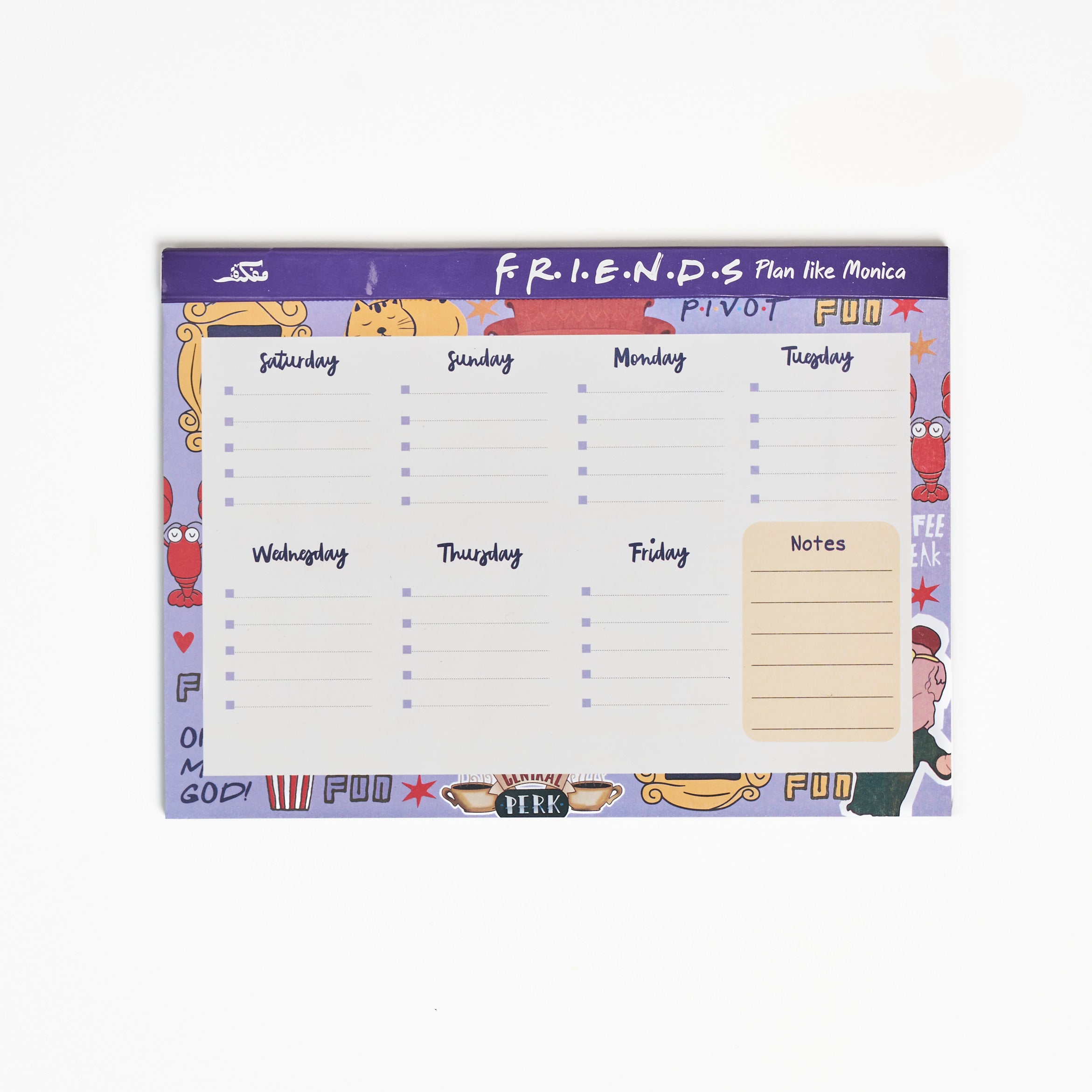 FRIENDS WEEKLY PLANNER